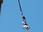 Bungee jumping z jeřábu v Ostravě