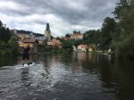 Krumlov na paddleboardu