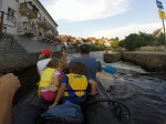 Vltava na raftu