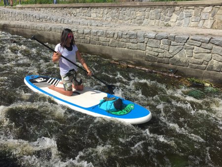 Krumlov na paddleboardu