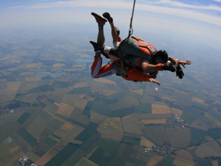Tandemový seskok z 6000 metrů