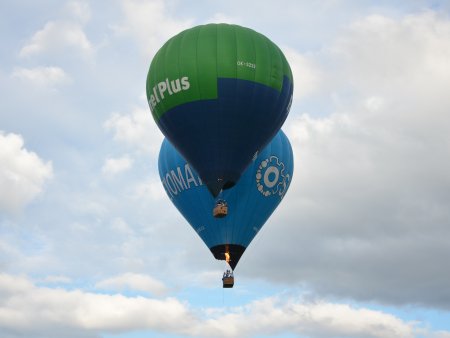 Let balónem v Plzni