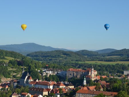 Let balónem v Českém Krumlově