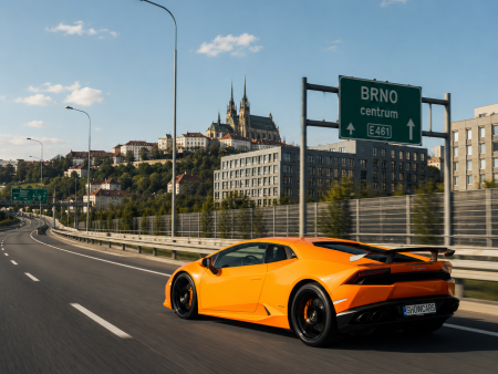 Lamborghini Huracan v Brně