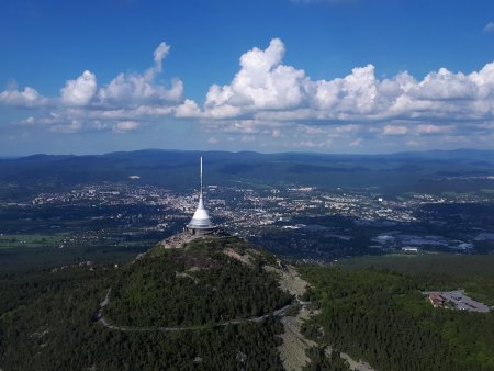 Vyhlídkový let Krkonoše
