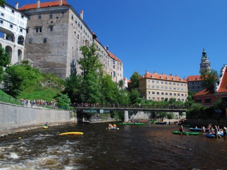 Vltava na raftu