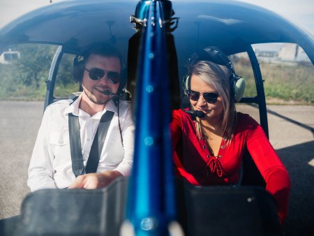 Pilotování vrtulníku v Brně